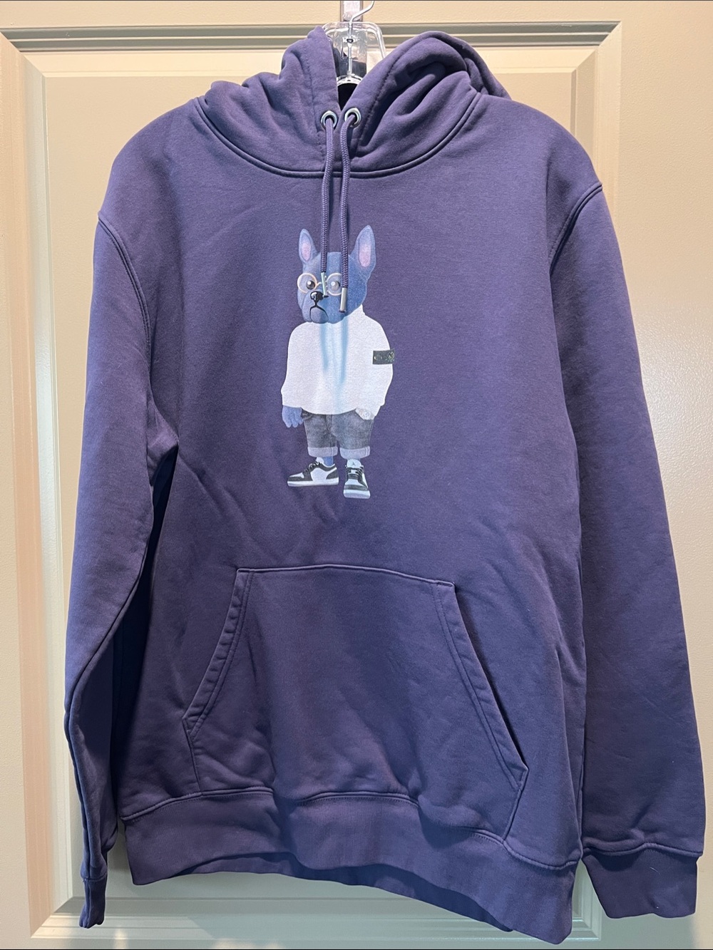 Stanley/Stella Crewneck Hoodie with Graphic Bulldog